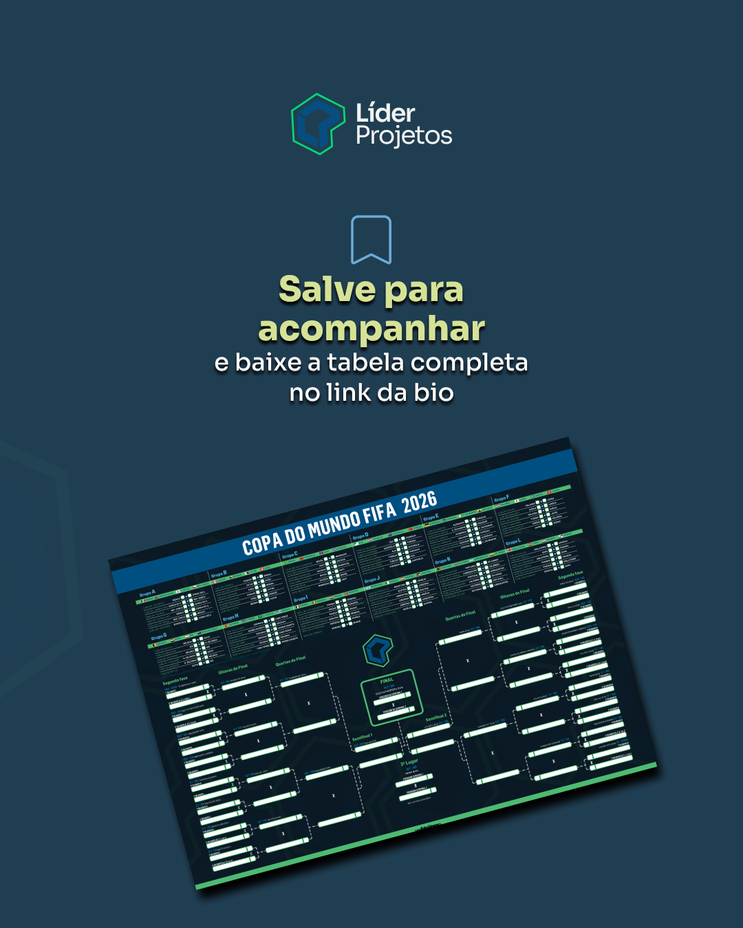 Arte 14 do carrossel digital da Copa do Mundo 2026